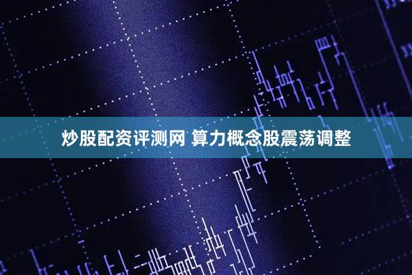 炒股配资评测网 算力概念股震荡调整